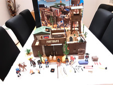 Playmobil Western 5245 Western Fort - fast vollständig + Extras