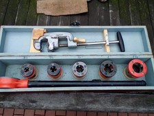 Virax Typ 62 Schneidkluppensatz 1 1/4″ Zoll mit Rohrschneider in Holzbox