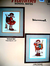 Original Kreuzstich Stickvorlage von Hummel - School Mates - farbig