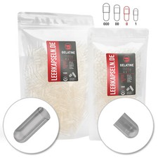 Leerkapseln gelatine 1000 - gelatine,