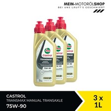 Castrol TRANSMAX Manual Transaxle 75W-90 Schaltgetriebeöl 3x1 Liter = 3 Liter