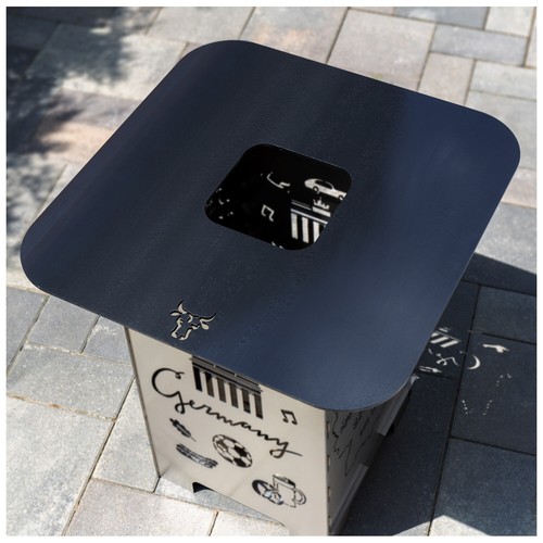 Grillplatte feuerplatte - grillplatte, |