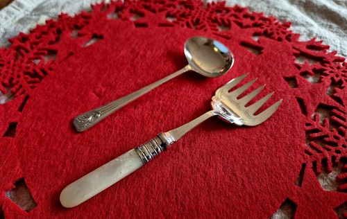 Vintage servierbesteck aus - vintage,