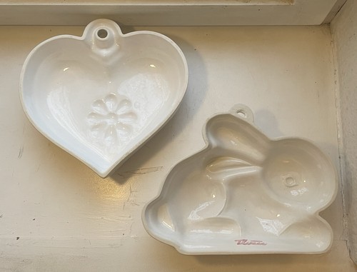 Vintage wandkeramik herz - wandkeramik,