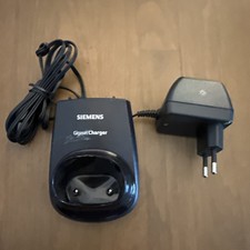 Ladeschale, Ladestation für Siemens Gigaset S1 C1 C2 C32 E1 A2 Mattschwarz