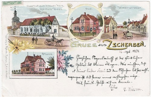 Alte litho zscherben - litho-ak,