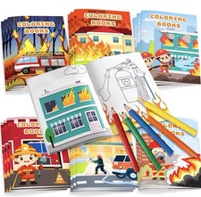 Feuerwehr Malbuch für Kinder
