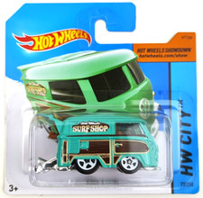 Hot Wheels Kool Kombi HW City 6f1pp #73 2015 NEU OVP Surf Shop Rarität Grün