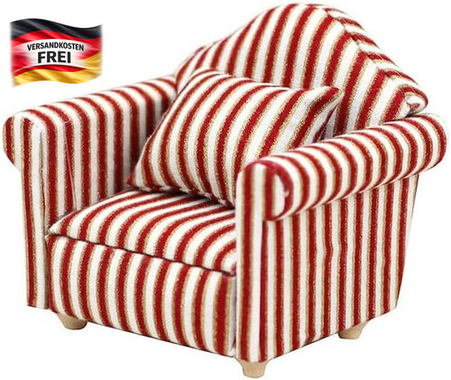 Miniatur puppenhaus sofa mit - miniatur,
