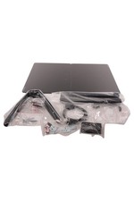 perlegear Doppelregal Wandhalterung PGDSK2-E Schwarz TV AV Medien Regal