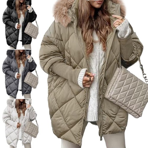 Damen warme lange - warme, winterjacke