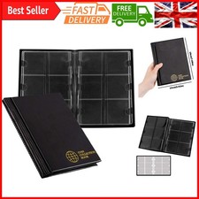 Münzkarton Halter Alben - 60 Taschen Münzaufbewahrung Buch für 2x2 Zoll Münze...