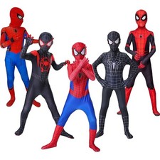 Spiderman Halloween Karneval Kostüm für Kinder Jungen Spinne Skelett Venom