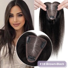 Damen 100% Echthaar Topper