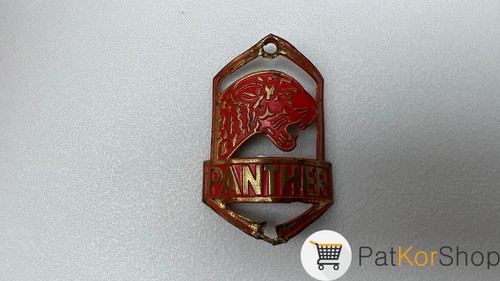 Antikes panther fahrradschild - antikes,
