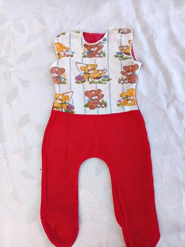 Baby retro frottee strampler - frottee,