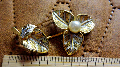 Vintage brosche toledo blume - vintage,