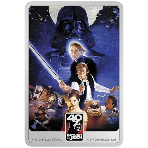 Silbermünze star wars die - star, wars™