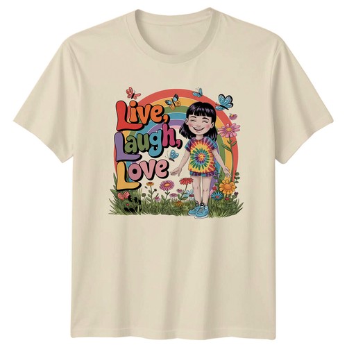 Live laugh love regenbogen - love,