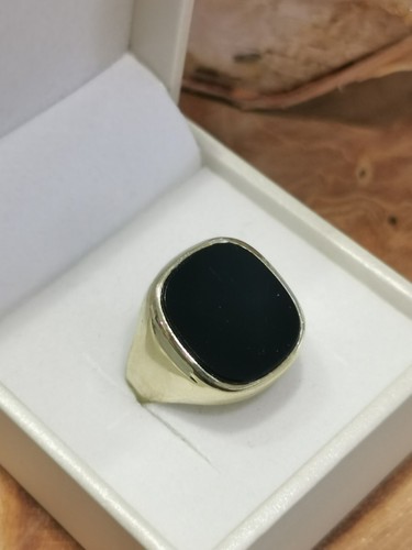 Herren siegelring mit onyx - herren,