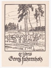 Exlibris Otto Ubbelohde Georg