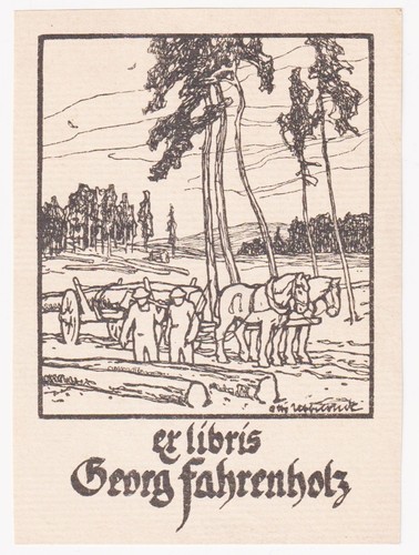 Exlibris otto ubbelohde georg - ubbelohde,