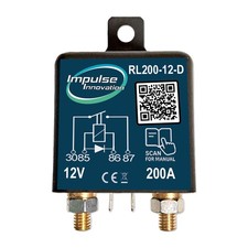 Trennrelais RL200-12-D 12V 200A Hochstromrelais KFZ Batterietrennrelais Diode