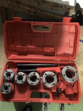 Gewindeschneidkluppe Rohrgewindeschneider Schneidkluppe Schneideisen 9-tlg. Set