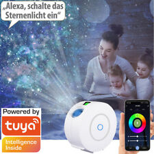 Lunartec Laser-3D-Sternenhimmel-Projektor, RGB-LEDs, Sprach-/Zeitsteuerung, App