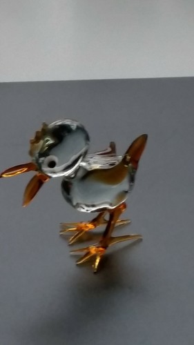 Glas figur großer vogel - glas,