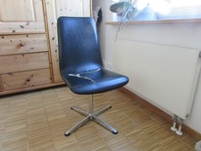 Drehstul 70er Jahre schwarzer