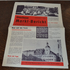 Seltene Zeitung "Glauchauer