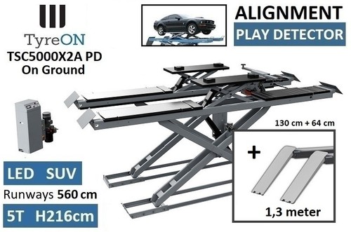 Auffahrscherenhebebühne - , 5t