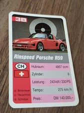 Porsche - Rinspeed R59  - Einzelkarte - Quartett  (3)
