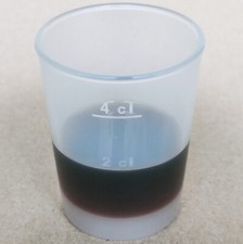 2cl/4cl Schnapsglas Kunststoff