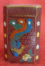 Cloisonne Emaille Dose -