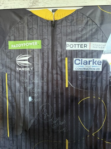 Signed matchworn shirt scott - signed,