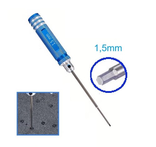 5mm inbus schlüssel - 1,5mm, rc