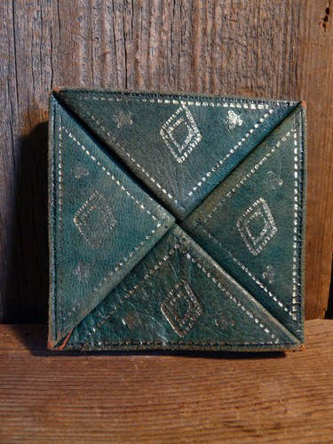 Leder geldbeutel vintage - geldbeutel,