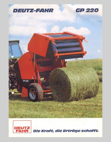 Deutz fahr rundballenpresse - deutz,