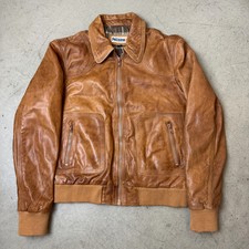 (XL) Lederjacke Cognac Braun