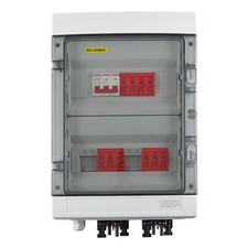 1/2-STRINGS PV SOLAR ANSCHLUSSKASTEN PHOTOVOLTAIK AC DC GENERATORANSCHLUSSKASTEN