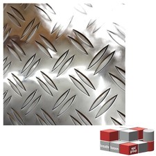 Alu Riffelblech Tränenblech Duett 2,5/4mm Aluminium Blech Alublech Warzenblech