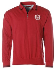 Signum Herren Sweatshirt Sweater Polokragen Polopullover Yacht Club Red L X1918