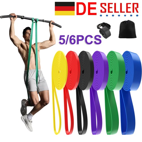 Fitnessbänder gummiband 6er - gummiband, /