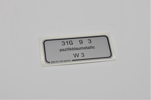 Aufkleber pazifikblaumetallic - aufkleber,