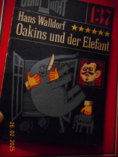 Blaulicht  Roman Krimi   DDR Nr.137/1972  Oakins und der Elefant /  Sammlung