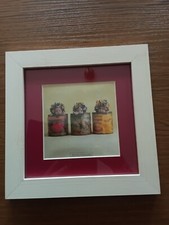 Bilderrahmen Holzoptik 25 x 25 cm/Rahmen 3 cm,Ausschnitt 13 x 13 cm neu weinrot