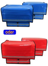 Zeitungstaschen Fahrraddoppeltasche Zustellertasche Rollertasche blau oder rot