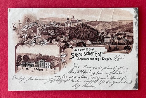 Litho schwarzenberg im - litho, ak
